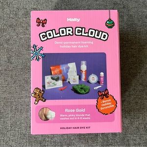 NIB Hally Color Cloud Holiday Hair Dye Kit- Rose Gold